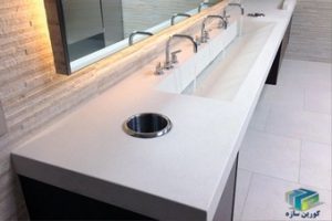 Commercial Concrete Countertop Bathroom CustomCreteWerks 565x377 Copy