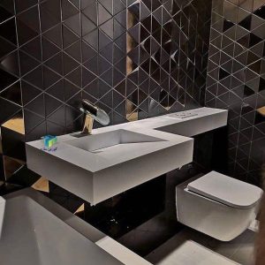 روشویی شیبدار