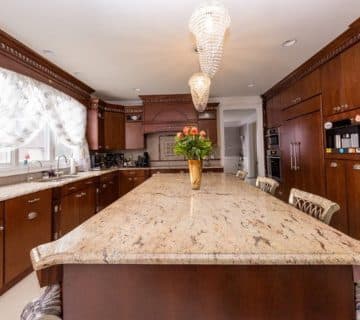 نمونه جزیره کابینت آشپزخانه مدرن و کلاسیک