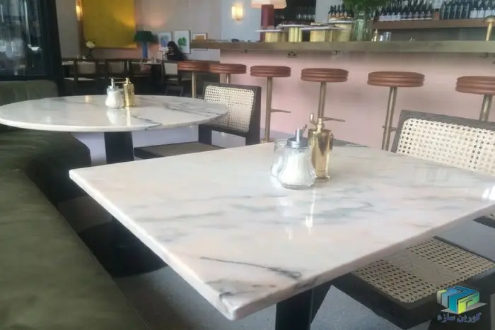 میز رستوران کوارتز