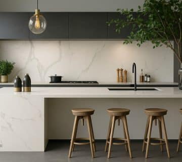 صفحه کابینت سنگ طبیعی یا مصنوعی