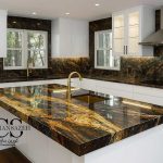 کابینت تمام سنگ (سنگ اسلب) مزایا، ابعاد استاندارد و چالش‌ها